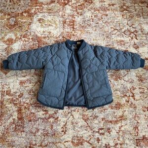 Zara Kids Navy Quilted Jacket